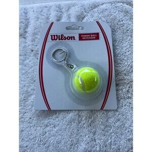 Wilson- Mini Tennis Ball Key Chain - Yellow